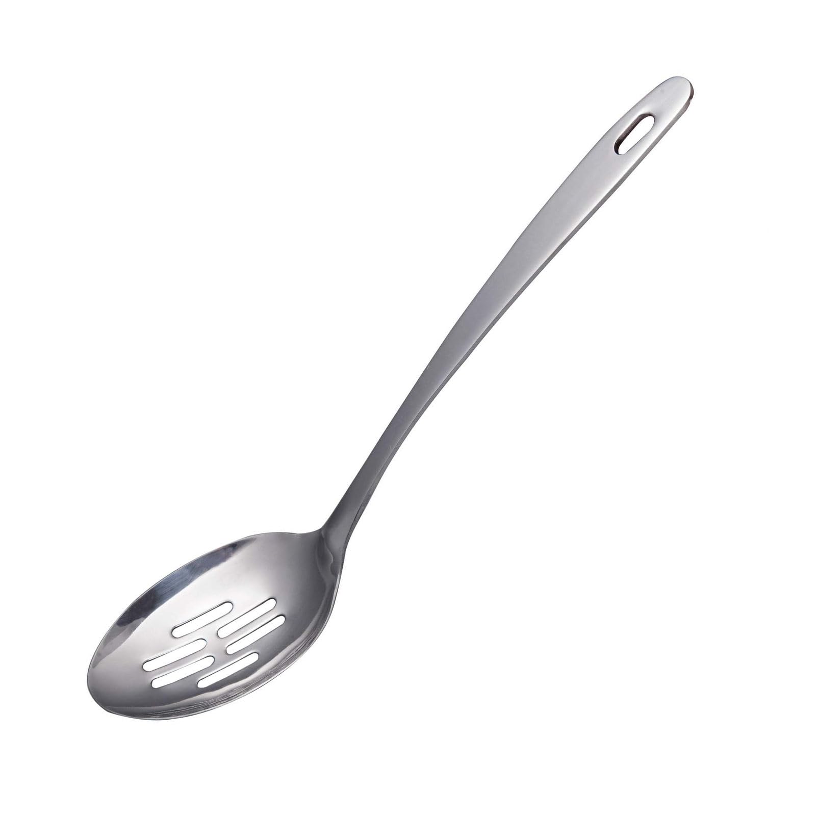 Slotted Spoon Stainless Steel Cooking Spoon Kitchen Serving Spoons, 12.8inch/32.5cm