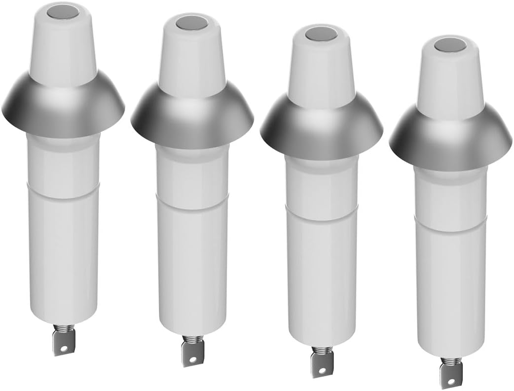 Ultra Durable 189324 Top Burner Igniter Range 189324Burner Spark Ignitor Replacement for Bosch,Thermador Range, Oven, Stove Replaces 189719 189889 131974 00189324 4PCS