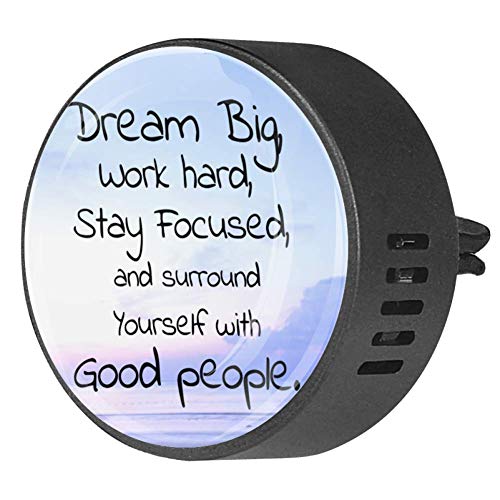 BestIdeas - Ambientador de aire para coche (2 unidades, aroma de fruta de la pasión, aromaterapia), difusor de aceites esenciales