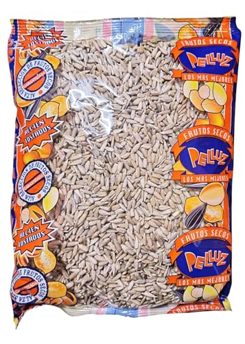 Pipas Peladas de Girasol 1 Kg - Semillas de Girasol - Snack Saludable y Nutritivo para Disfrutar en Cualquier Momento del Día - Marca Pelluz