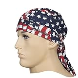 Weldas Doo-Rag Bandana en coton Motif drapeau des États-Unis