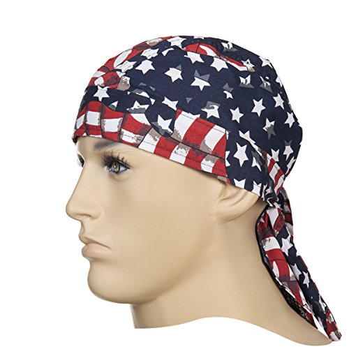 Preisvergleich Produktbild Weldas Kopfbedeckung Doo-Rag (Bandana) aus Baumwolle, USA-Flagge - Design