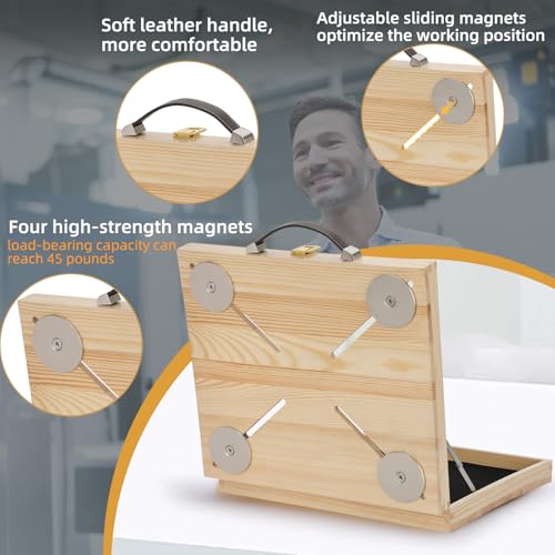 Base magnética portátil para laptop hasta 50 libras miniatura 4