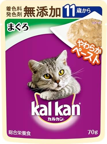 Amazon.co.jp: カルカン パウチ 11歳から 70g×16袋 まぐろ シニア 高齢 