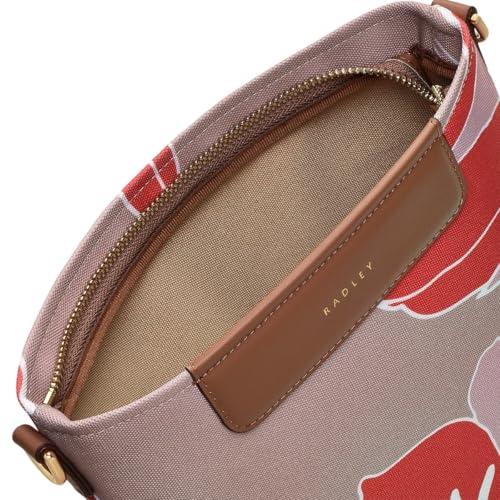 RADLEY London Southwell Gardens Floral Small Zip-Top Crossbody Bag (Beige)4