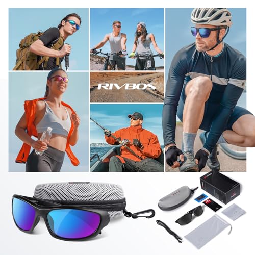 rivbos polarized sunglasses uv400 protection for men39s and women39s fishing cycling and outdoor activities rb832