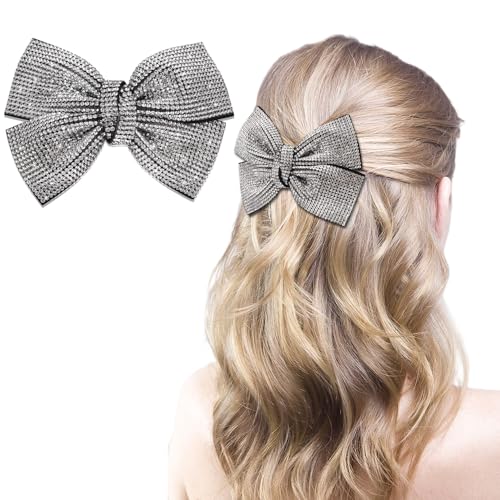 Pinzas para cabello con brillo AHONEY Silver miniatura 7