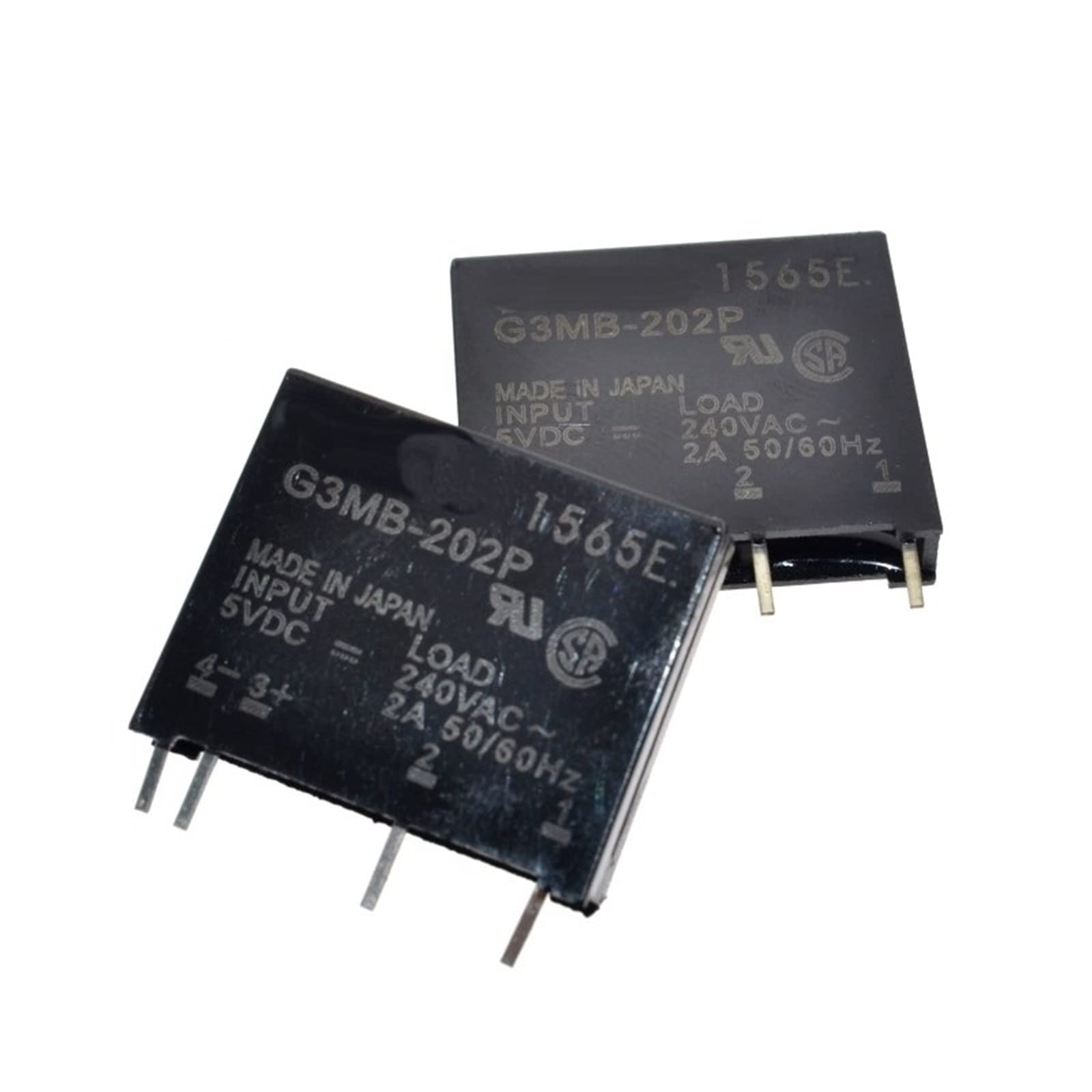 QEFHSVVZE 10 pcs G3MB-202P DC-AC PCB SSR in 5VDC,Out 240V AC 2A Solid State Relay(1pcs)