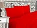 Elegant Comfort 1500 Premier Wrinkle & Fade Resistant Hotel Quality Ultra Soft Luxurious 4-Piece Bed Sheet Set with Deep Pockets, King Red