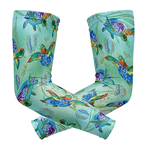 Zeeschildpadden Uv zonbescherming arm mouwen koeling sport compressie mouwen - Image 3
