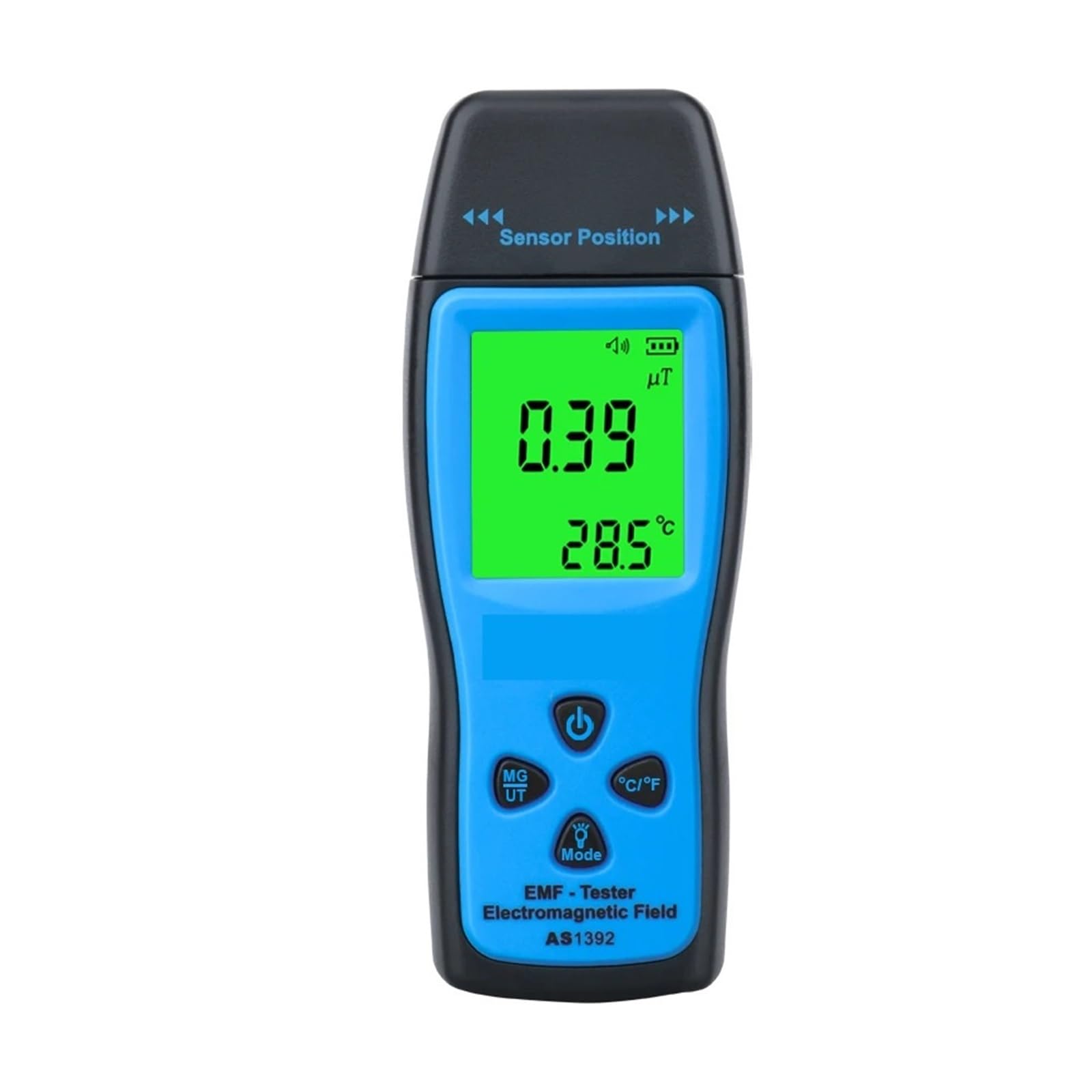 Miernik pola elektromagnetycznego Cyfrowy Miernik Pola Elektromagnetycznego Mini Tester Promieniowania Z Podświetleniem LCD Dozymetr Detektorem
