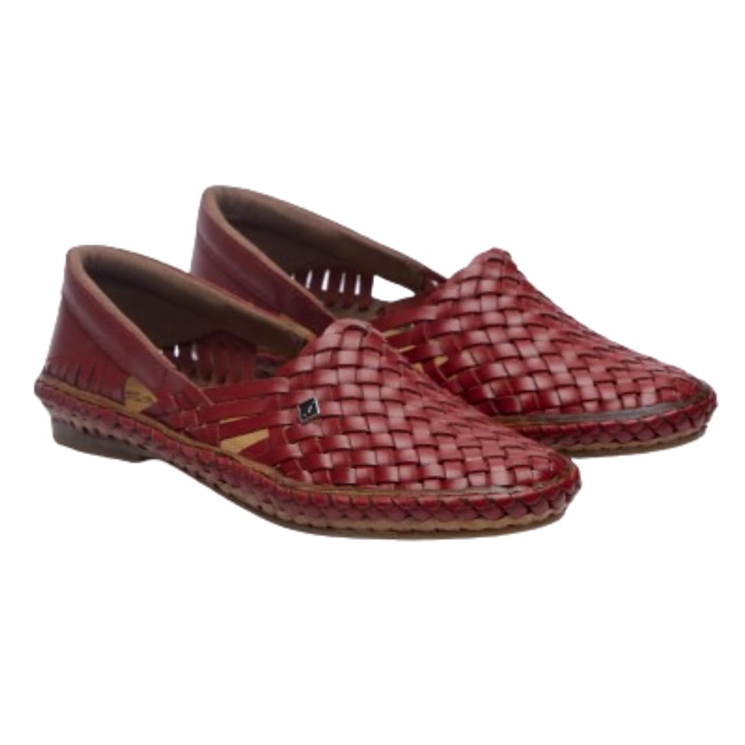 desi hangover Women's Casual Upcycled Leather Loafers Slipons Sandals Indoor/Outdoor Handmade Handwoven Soft Comfortable Moccasin Shoes Hola-picture-12