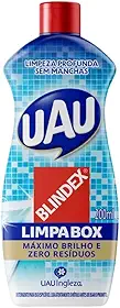 Limpa Box Uau Ingleza 200ml Recomendado pela Blindex - Limpador de Vidros, Azulejos, Box de Banheiro e Inox, Remove Manchas de Sabão, Gordura e Calcário