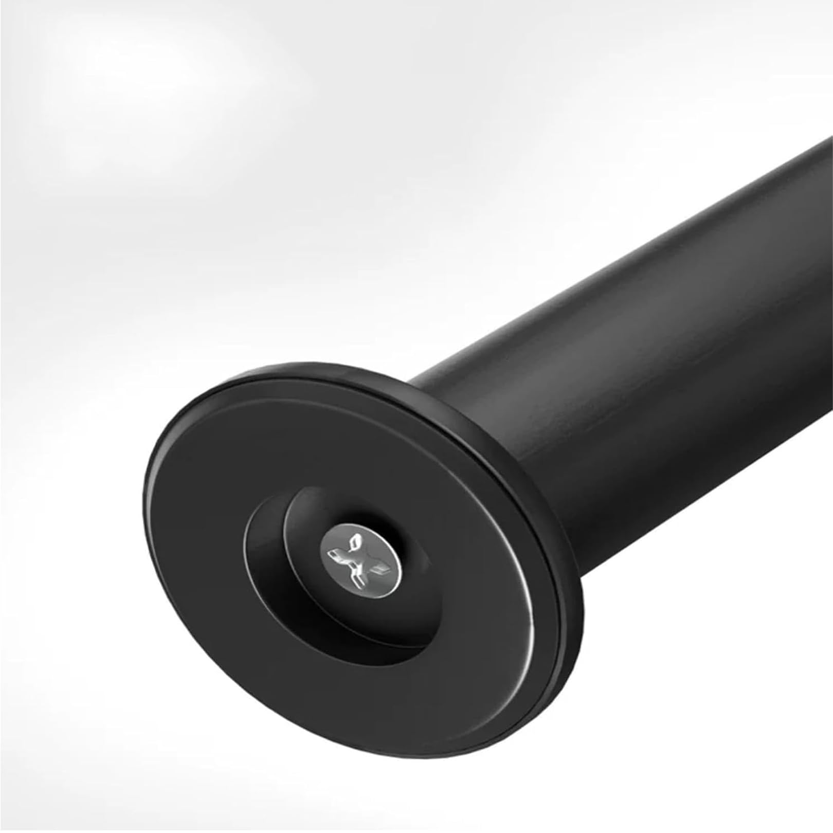 Piezas Patas para Muebles Altura Regulables,Piernas de Redondas de Metal,Pies para Mesas Acero Inoxidable,para Mesa de Comedor,Altura Ajustable de 0-1O mm,con Tornillos (300mm,Black)