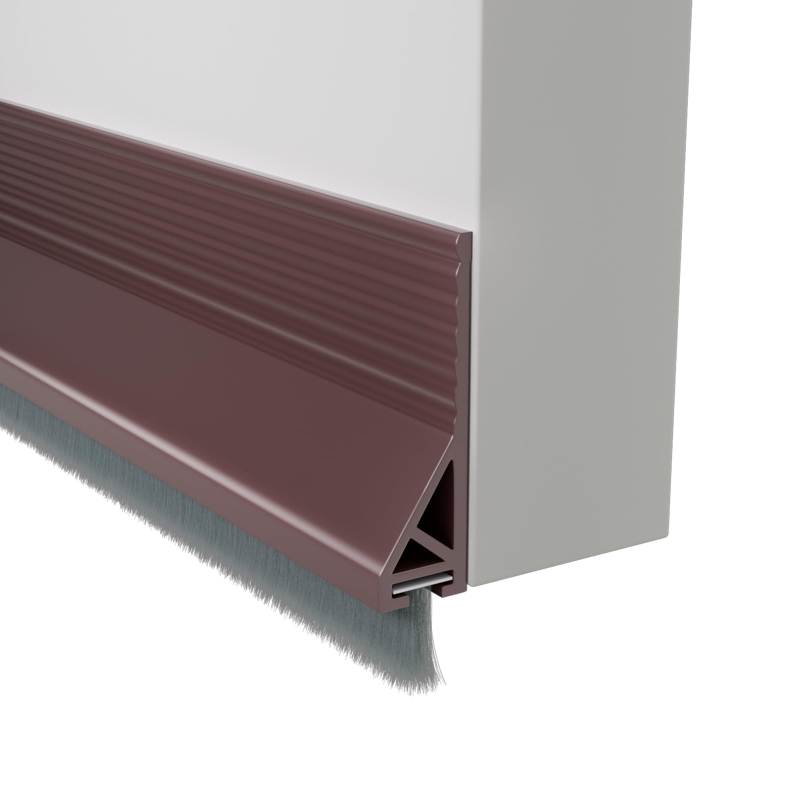 Door Draft Stopper with Brush, 39" Door Sweep for Bottom of Door, Self Adhesive Weather Stripping for Bottom of Door, Under Door Seal Dust/Noise/Hot or Cold Air Insulation — Amazon image 10