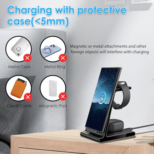 image for Phelinta Wireless Charger for Samsung, Charging Station for Samsung Ga
