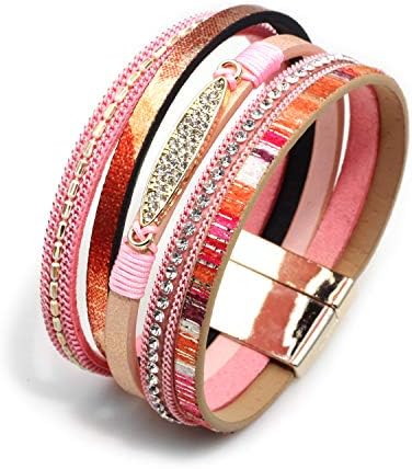 MallDou JewelryInspirational Tree of Life Leather Bracelets for Women Boho Jewelry Gifts for Women Wristbands Cuff Bracelet