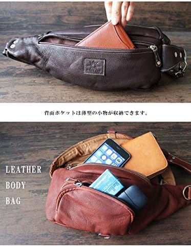 ウエストバッグ 本革 大容量 新品 レザー ヒップバッグ ベルトポーチ 携帯電話 スマホ iPhone アウトドア 小物入れ ブラウン 茶色 送料無料 ウエストバッグ ヒップバッグ 本革&frasl;レザー バイカー ブラック&frasl;黒 Men\u0027s