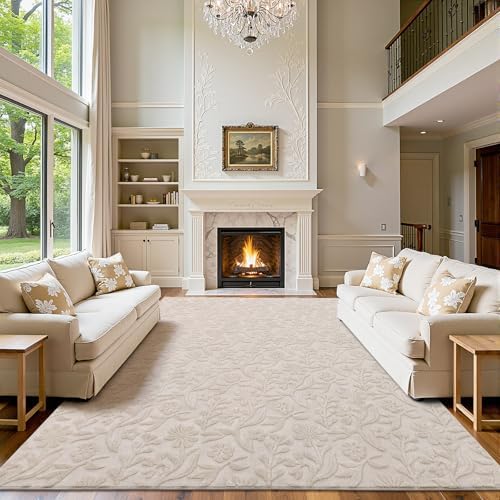 Vaukki 8x10 Area Rug for Living Room, Soft Fluffy Washable Modern...