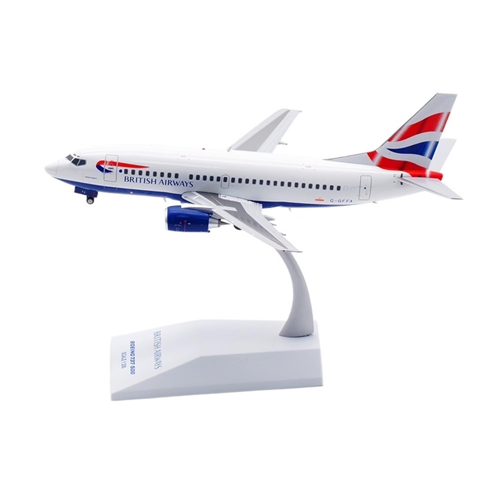 Repliki modeli samolotów 15CM w skali 1/200 replika samolotu ze stopu dla British Airways B737-500 G-GFFA bardzo szczegółowy wykończony model samolotu miniaturowy model samolotu