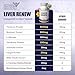 NATION HEALTH MD Liver Renew - Liver Cleanse Detox & Repair - Liver Support Supplement with Artichoke Extract, Milk Thisle, Dandelion and Turmeric - 60 Capsules