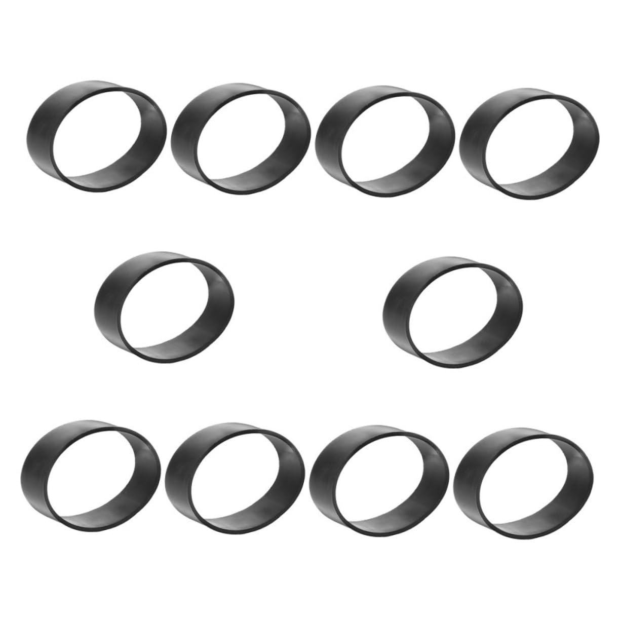Hemoton 10pcs Rubber Diving Rings for Scuba Weight Belt Inner Diameter Durable Outdoor Harness Accessories Secure Fit for Scuba Straps Easy Replacement Rubber Pack