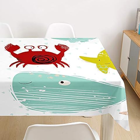 Morbuy 3D Manteles de Mesa Impermeable Antimanchas Cover