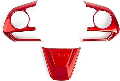 Miniatura 10 de Xotic Tech - Juego de botones interiores para volante con cubierta inferior, patrón de fibra de carbono, compatible con Toyota RAV4 2019-2023