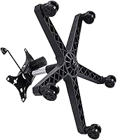 Vista 3 de Yoogu 350 Pounds Heavy Duty Gaming Office Chair Replacement Base 28" Swivel Chairs Part with Bottom Plate Stand Cylinder and Casters