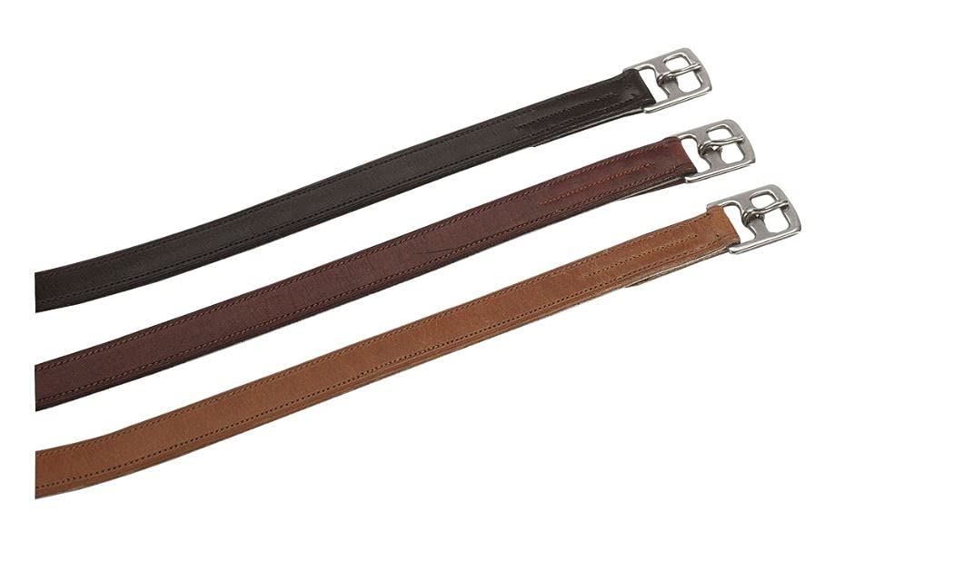 Etrivières NORTON PRO - Taille : 137 cm, Largeur : 25 mm (HAVANE)
