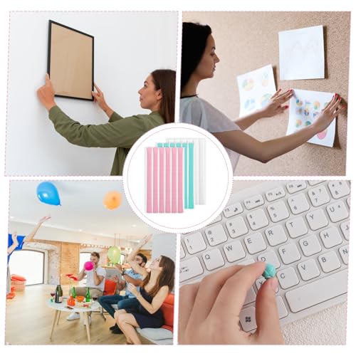 288 Stück Selbstklebende Klebeknete, Entfernbares 3D Klebepunkte Mehrzweck-Montageklebstoff Doppelseitige klebrige Knete Wandkleber Keine Nägel Foto Klebepads für Bilder Museen Kunstfotografie