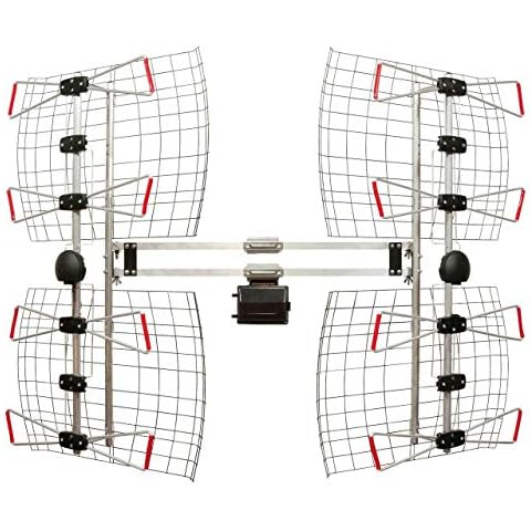 Antennas Direct 8-Element Bowtie UHF Outdoor HDTV Antenna, Multi-Directional, 70+ Mile Range, 4K 8K UHD NEXTGEN TV – w/All-Weather Mounting Hardware Cover