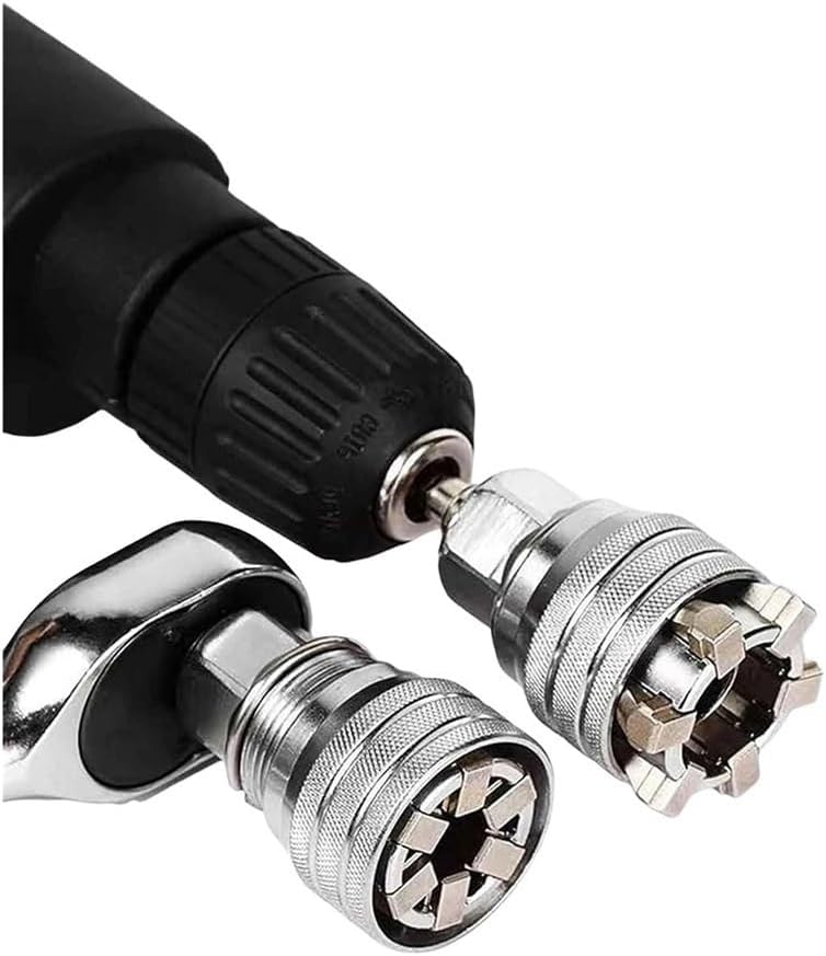 Adjustables Socket Wrench Set Ratchet Wrench Drive Socket Set 10‑19mm Universal Socket Wrench Tool Professional Repair Tools