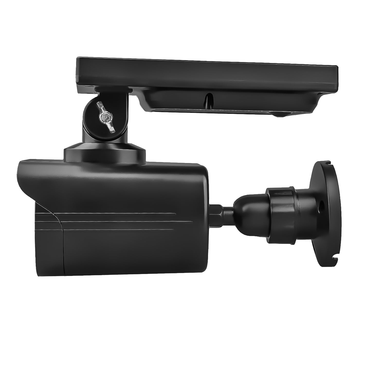 Maclean Fotocamera solare imitazione con sensore, illuminazione a LED e