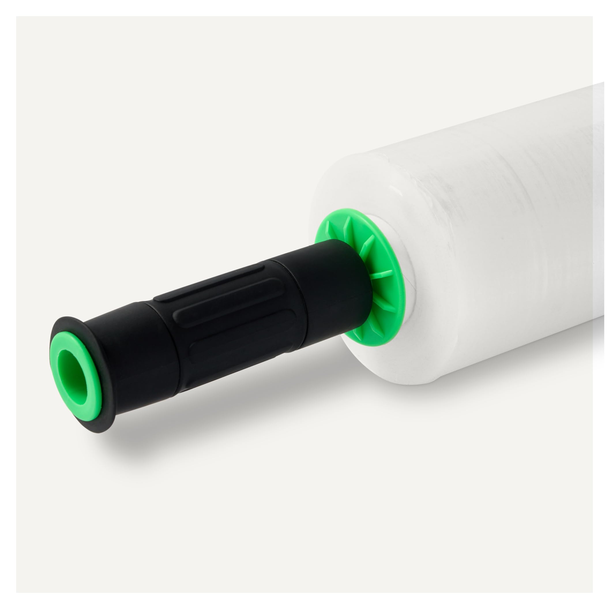 Amazon Basics Rollo de Film Elástico, 38,1 cm x 304,8 m, 1 Rollo con 2 Asas, Transparente