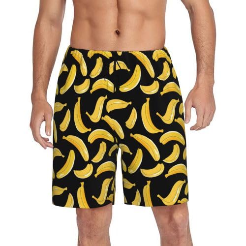 Mens Pajama Shorts Soft Lounge Bottoms Sleepwear Pj Pants With Pockets S-4XL3