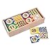 Melissa & Doug Self-Correcting Wooden Number Puzzles With Storage Box (40 pcs)