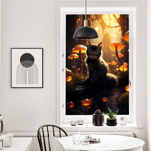 Vinilo Decorativo para Ventana Motivo Bosque 17.7x23.6 in miniatura 6
