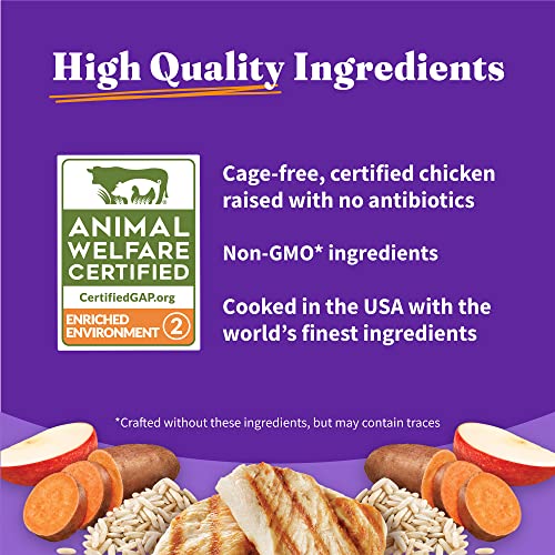 Halo 39210 Holistic Dog Food, Complete Digestive Health Cage-Free Chicken And Brown Rice Recipe, Dry Dog Food Bag thumb #6