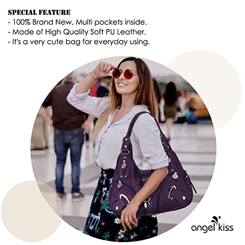 Image of Angelkiss Hobo Purses and handbags for Women Satchel Handbag Women Purses Large Daily Shoulder Bags