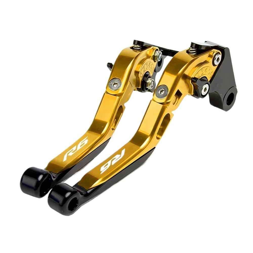 Nhgfdfs K Motorcycle Clutch Brake Lever For Ya&Maha Yzfr6 1999-2004 Clutch Levers Brake Set Adjustable Folding Handle Motorcycle Accessories Parts