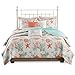 Madison Park Quilt Set Cottage Coastal Design, Starfish Print - All Season, Coverlet Bedspread Lightweight Bedding Layer, Shams, Toss Pillows, Full/Queen(90