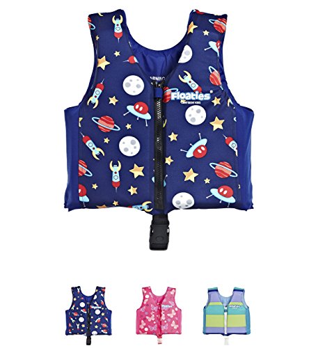 Floaties The Original Swim Vest Blue Rockets - Large