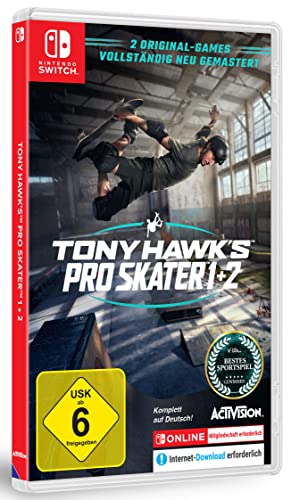 Tony Hawk's Pro Skater 1+2 Switch session skate salon ou train