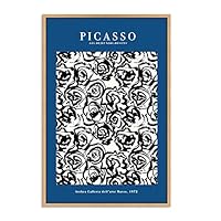 SIGNWIN Framed Canvas Wall Art Famous Paintings by Pablo Picasso Canvas Prints Home Artwork Decoration for Living Room,Bedroom - 16x24 inches
