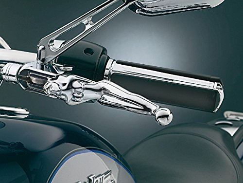 Kuryakyn 1049 Motorcycle Handlebar Accessory: Girl Silhouette Clutch And Brake Trigger Levers For 1996-2017 Harley-Davidson Motorcycles With Cable Clutch, Chrome, 1 Pair, Black #TOP2