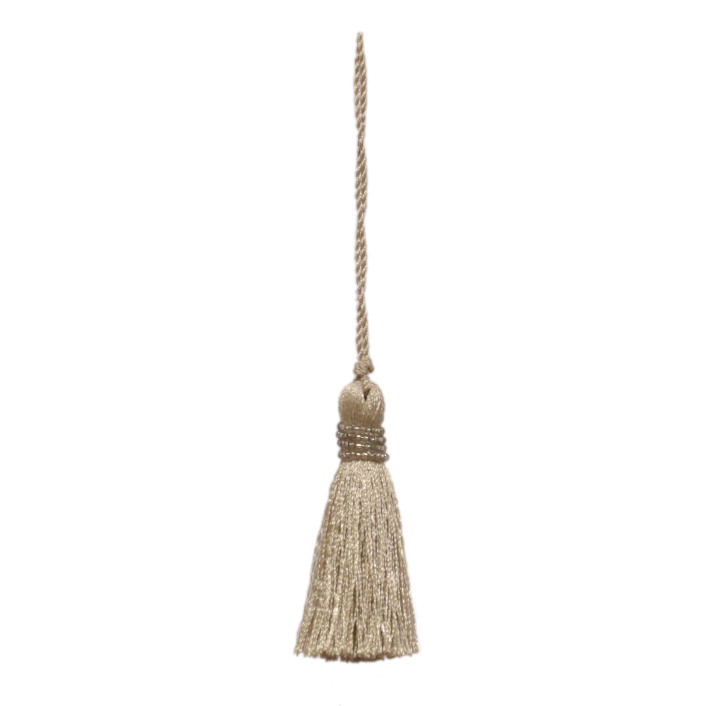 Jones Interiors Beige Milly Key Tassel - Putty By M & J Interiors