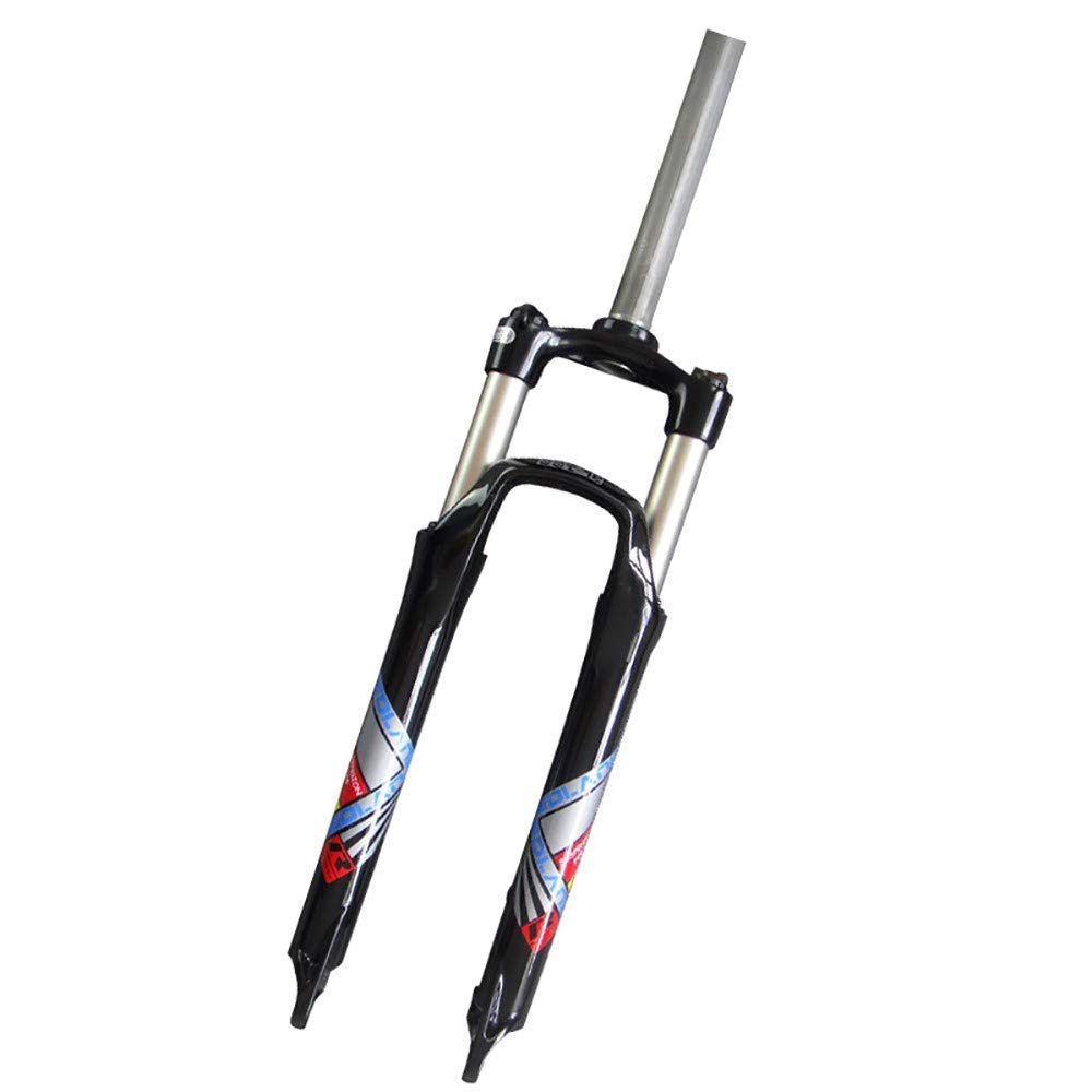 AZQOHMIS Bike Suspension Fork,26 Inches Mountain Bike Front Fork/Bicycle MTB Fork,Shoulder Control/Hydraulic Front Fork/Standpipe 28.6 * 220mm/Stroke 100mm/Open Gear 100mm/Vbrake/Discbrake Compatible