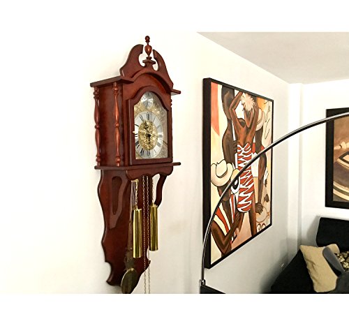 Horloge avec carillon et pendule monumentale 116 cm prestige