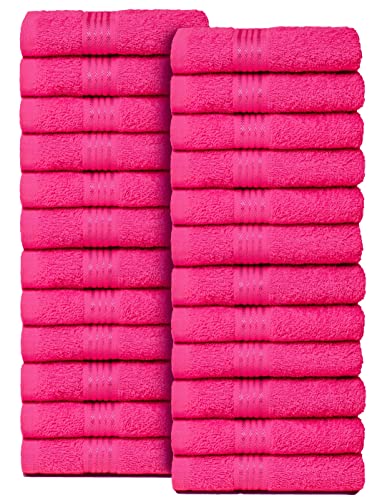 La mejor selección de Toalla facial economica Top 5. 48 Belizzi Home - Toallitas de algodón ultra suaves, contiene 24 paños faciales de 30.48 x 30.48 cm, ideales para uso diario, toallas faciales compactas y ligeras, multiusos, color...